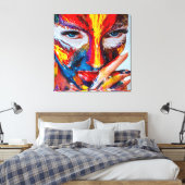 Abstrakt Leinwanddruck (Insitu (Schlafzimmer))