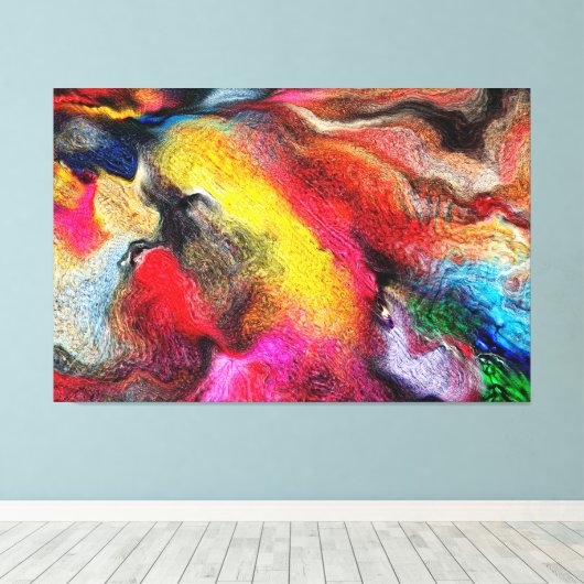 Abstrakt Leinwanddruck (Insitu (Holzboden))