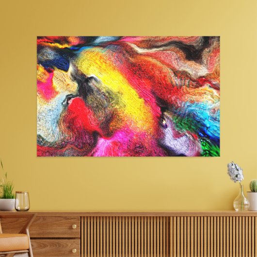 Abstrakt Leinwanddruck (Insitu (Wohnzimmer))