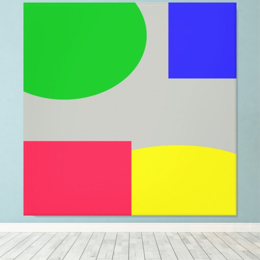 Abstrakt Leinwanddruck (Insitu (Holzboden))