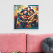 Abstrakt Leinwanddruck (Insitu (Wohnzimmer))