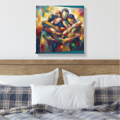 Abstrakt Leinwanddruck (Insitu (Schlafzimmer))