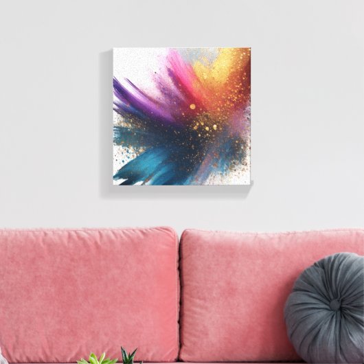 abstrakt leinwanddruck (Insitu (Wohnzimmer))