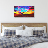 Abstrakt Leinwanddruck (Insitu (Schlafzimmer))