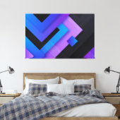 Abstrakt Leinwanddruck (Insitu (Schlafzimmer))