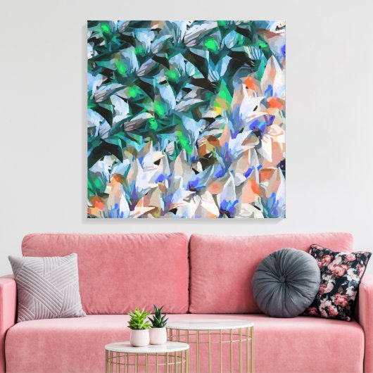 Abstrakt Leinwanddruck (Insitu (Wohnzimmer))