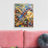 Abstrakt Leinwanddruck (Insitu (Wohnzimmer))