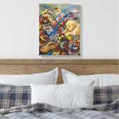 Abstrakt Leinwanddruck (Insitu (Schlafzimmer))