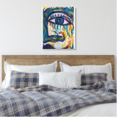 Abstrakt Leinwanddruck (Insitu (Schlafzimmer))