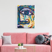 Abstrakt Leinwanddruck (Insitu (Wohnzimmer))