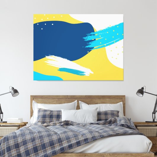 Abstrakt Leinwanddruck (Insitu (Schlafzimmer))