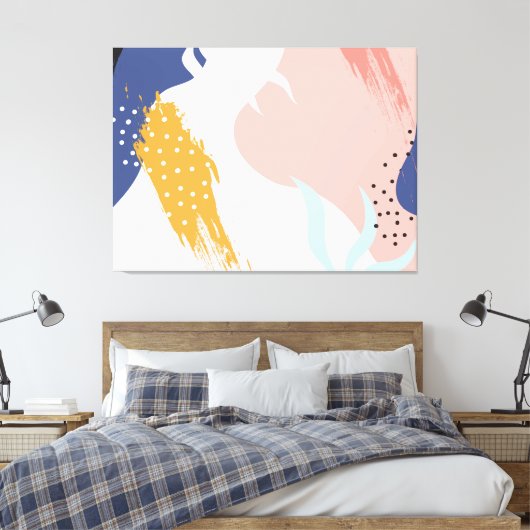 Abstrakt Leinwanddruck (Insitu (Schlafzimmer))