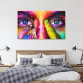 Abstrakt Leinwanddruck (Insitu (Schlafzimmer))