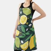 Abstrakt Lemon: Moderne Kunst nahtlos. Schürze (InSitu)