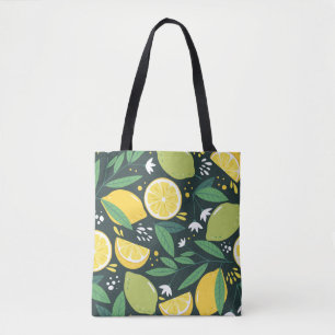 Abstrakt Lemon: Moderne Kunst nahtlos. Tasche