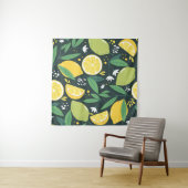 Abstrakt Lemon: Moderne Kunst nahtlos. Wandteppich (Beispiel)