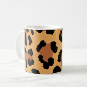 Abstrakt Leopard Fur Kaffeetasse (Vorderseite Links)