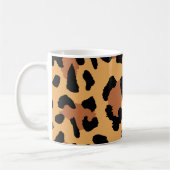 Abstrakt Leopard Fur Kaffeetasse (Links)