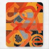 Abstrakt Letter Art Mouse Pad Mousepad (Vorne)