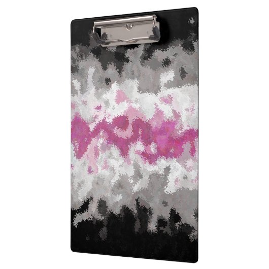 Abstrakt Librafeminine Pride-Flagge Klemmbrett (Links)