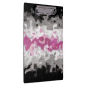 Abstrakt Librafeminine Pride-Flagge Klemmbrett (Rechts)