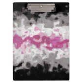 Abstrakt Librafeminine Pride-Flagge Klemmbrett (Vorderseite)