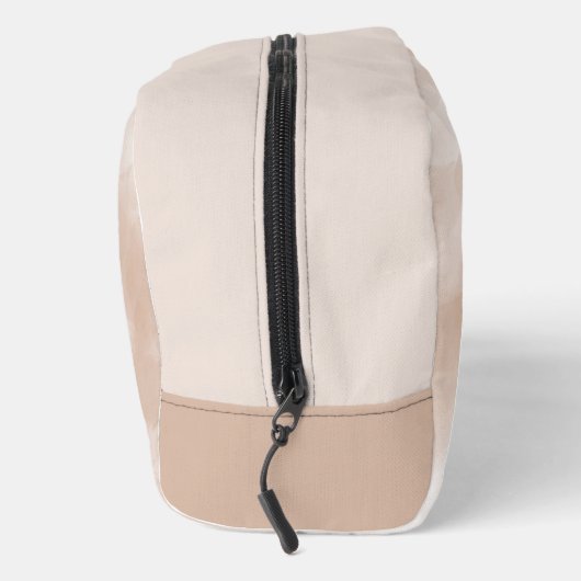 Abstrakt Light Brown und Tan Waschbeutel (Rechts)