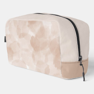 Abstrakt Light Brown und Tan Waschbeutel