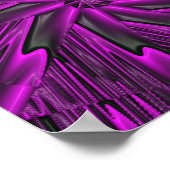 Abstrakt Lila Poster (Ecke)