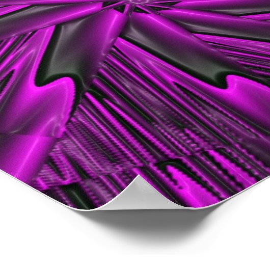 Abstrakt Lila Poster (Ecke)