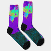 Abstrakt Lila Socken (Rechts)