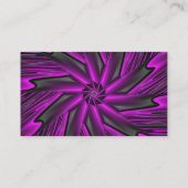 Abstrakt Lila Visitenkarte (Rückseite)