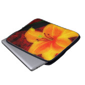 Abstrakt Lilly Laptop Sleeve (Vorne Knopf)