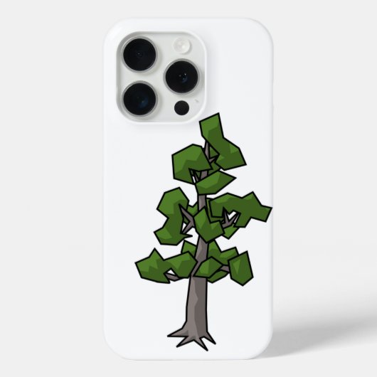 Abstrakt Line Art iPhone Case - Minimalistisches D (Rückseite)