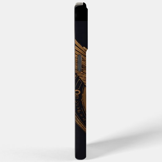 Abstrakt Line Art Wing Phone Case (Rückseite / Rechts)