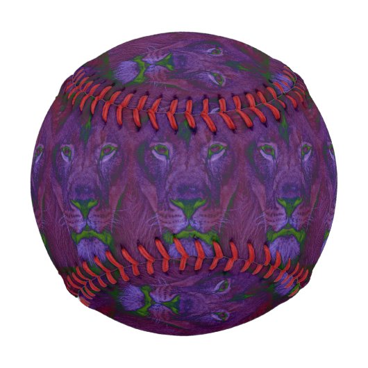 Abstrakt Lion Baseball (Rückseite)