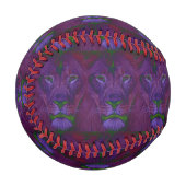 Abstrakt Lion Baseball (Vorderseite Links)