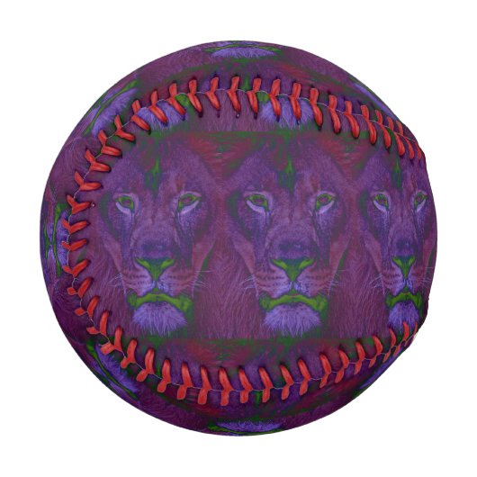 Abstrakt Lion Baseball (Vorderseite Links)
