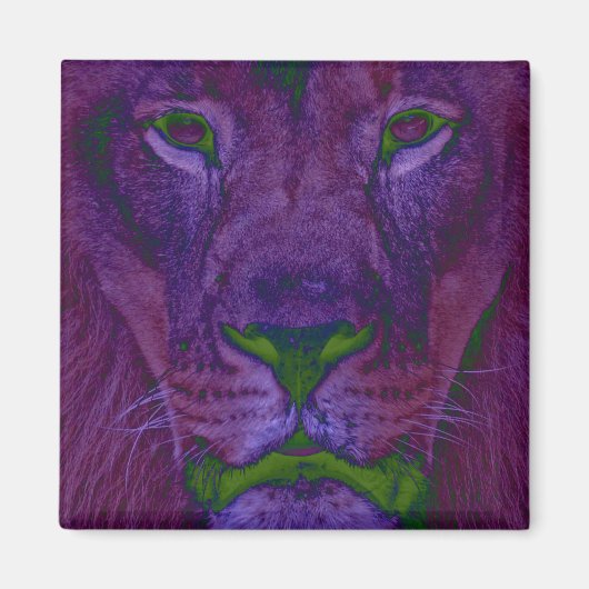 Abstrakt Lion Magnet (Vorne)