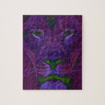 Abstrakt Lion Puzzle