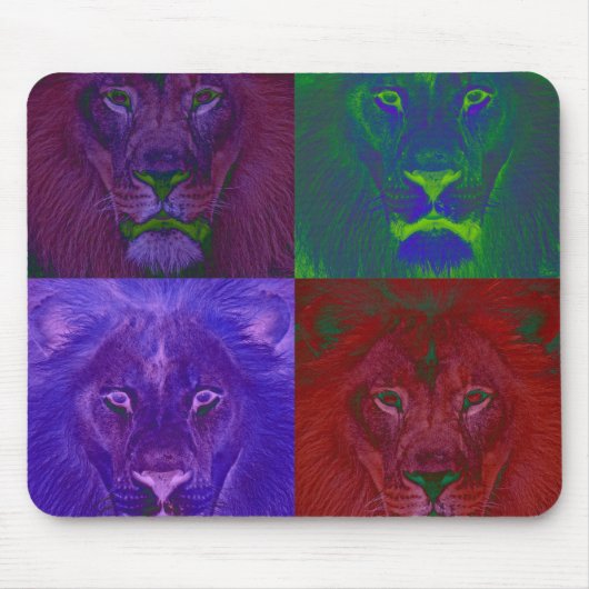 Abstrakt Lions Mousepad (Vorne)