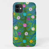 Abstrakt Little Daisy Garden Case-Mate iPhone Hülle (Rückseite)
