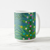 Abstrakt Little Daisy Garden Kaffeetasse (VorderseiteRechts)