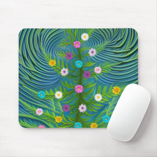Abstrakt Little Daisy Garden Mousepad (Mit Mouse)