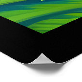 Abstrakt Little Daisy Garden Poster (Ecke)