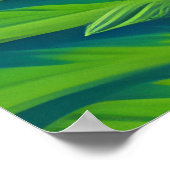 Abstrakt Little Daisy Garden Poster (Ecke)