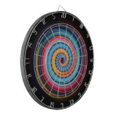 Abstrakt Lollipop Dartscheibe (Vorderseite Links)