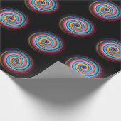 Abstrakt Lollipop Geschenkpapier (Ecke)