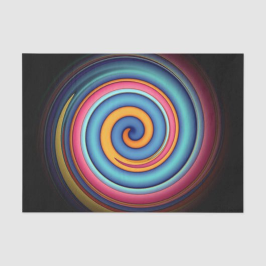 Abstrakt Lollipop Seidenpapier (Vorderseite)