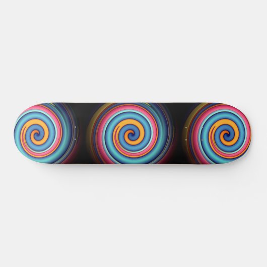 Abstrakt Lollipop Skateboard (Horizontal)